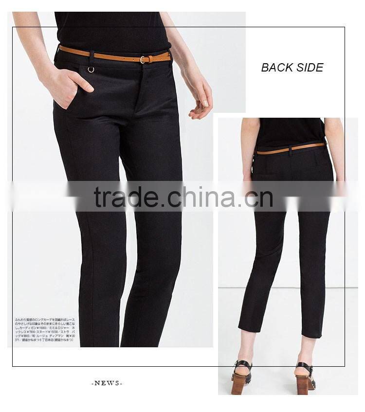 tech-A occupation commute show thin suit pants skinny all-match for ladies pants