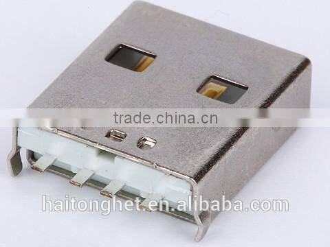 SMD 4 pin A type right angle USB connector used usb stick