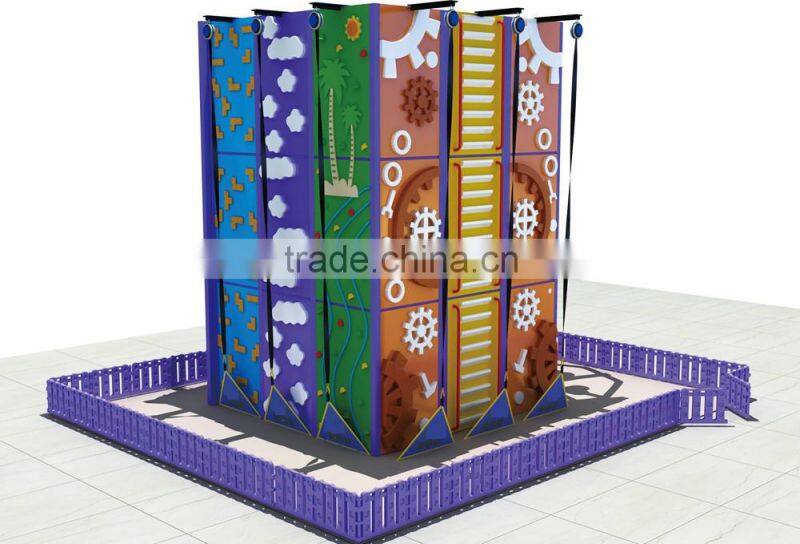 Kaiqi Kids Fun Multi-function Climbing Wall Playground park amusement KQ60275A