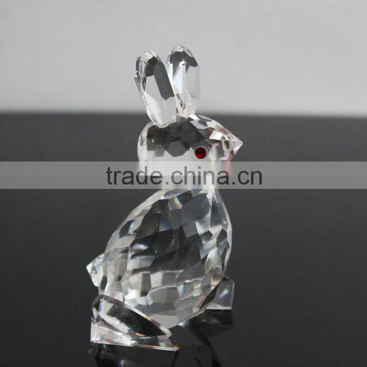 cute rabbit shaped glass gifts for children