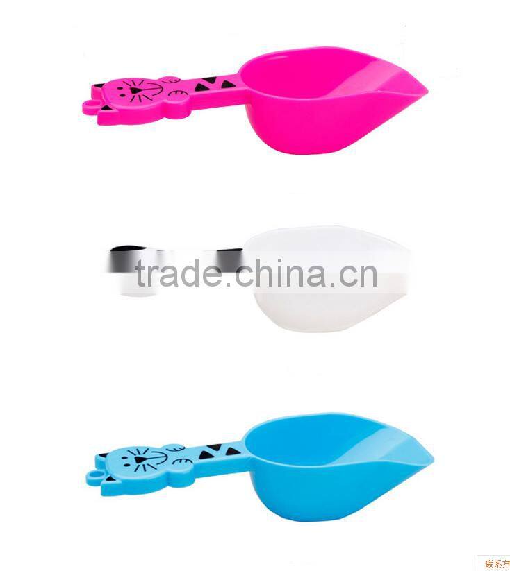 Durable colorful Variety Pet Food Shovel for pet