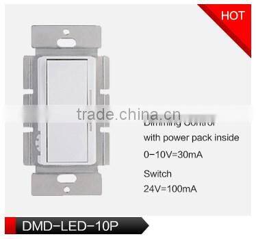 120v 60HZ single pole/three way decorator CFL/ led dimmer LED light switch with night light