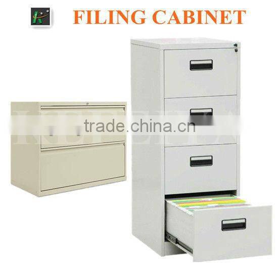 KFY-WR-02 Light Gray 3-Wide Metal Armoire