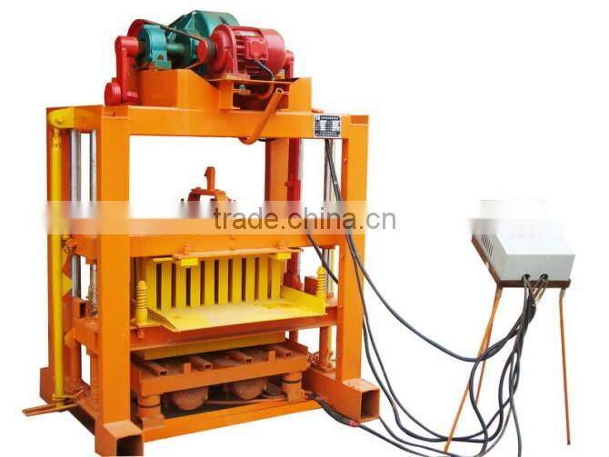 Manual Brick Making Machine hot Sell QTJ4-40 mobile block machine /small and easy to operate