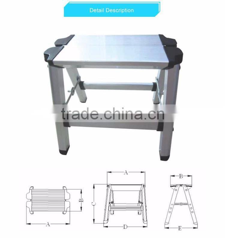 aluminium children ladder ,Aluminum kitchen stool , cheap folding chair