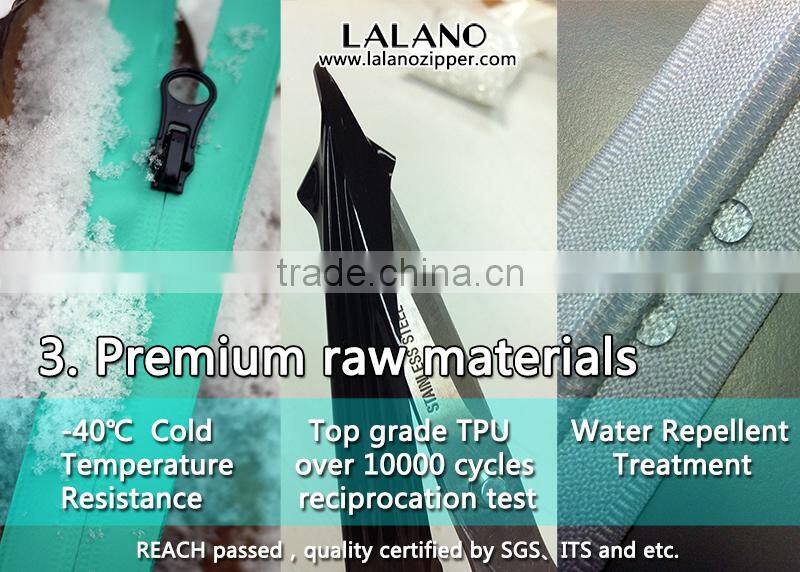 wholesal 5# plastic pink zipper for children clothing