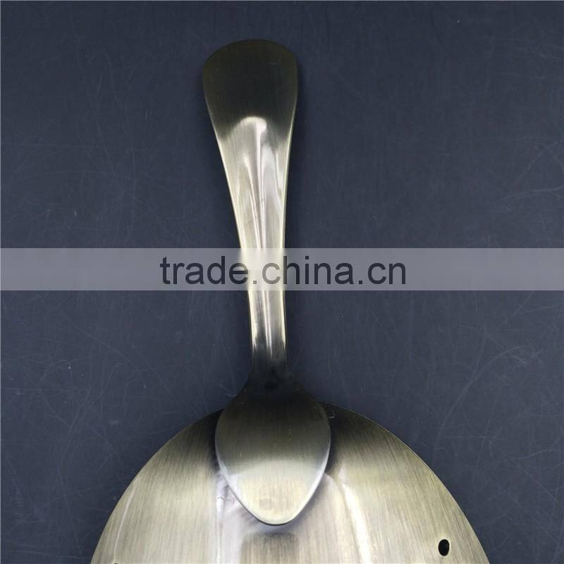 Bronze julep strainer stainless steel cocktail strainer
