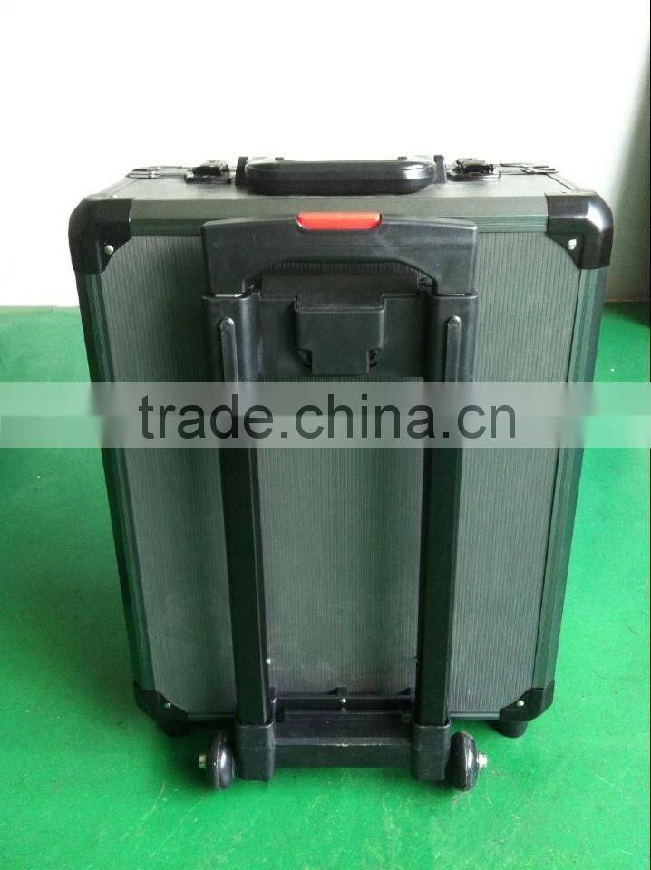 Aluminum trolly case with high quality