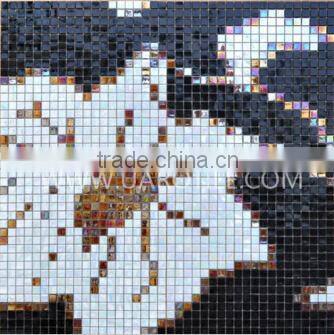 Family background glass mosaic wall tile mosaic pattern