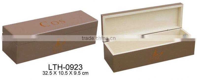 brown wooden wine packing box wholesale wine gift set