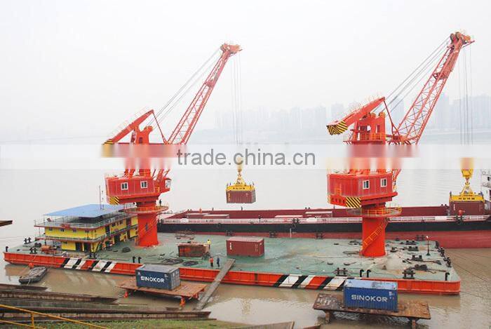 Electric and hydraulic deck crane