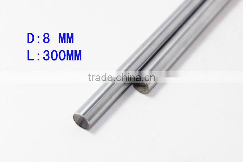 M8-300 mm cylindrical rod linear guide rail slide rail section motion optical axis CNC