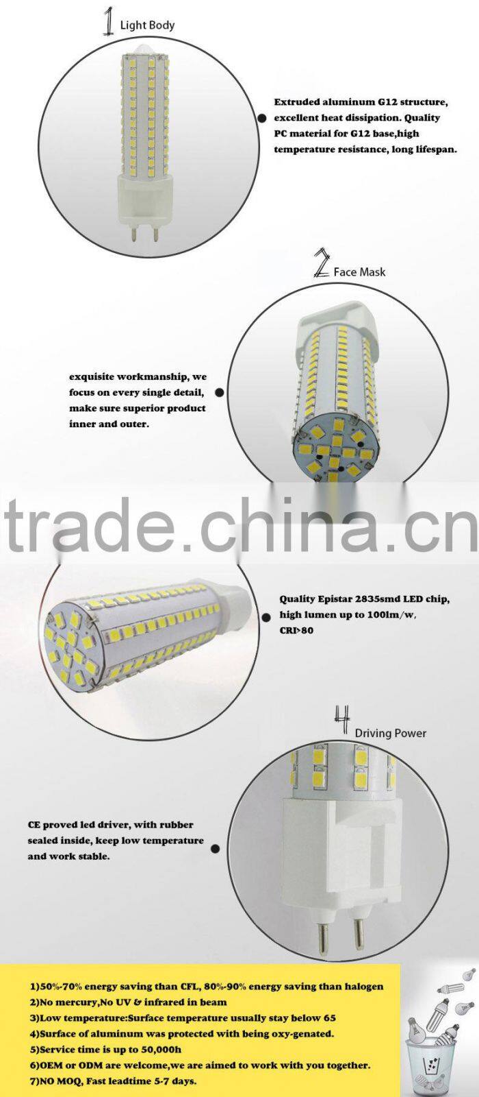 new design good quality g12 led 30w Appliance Bulb