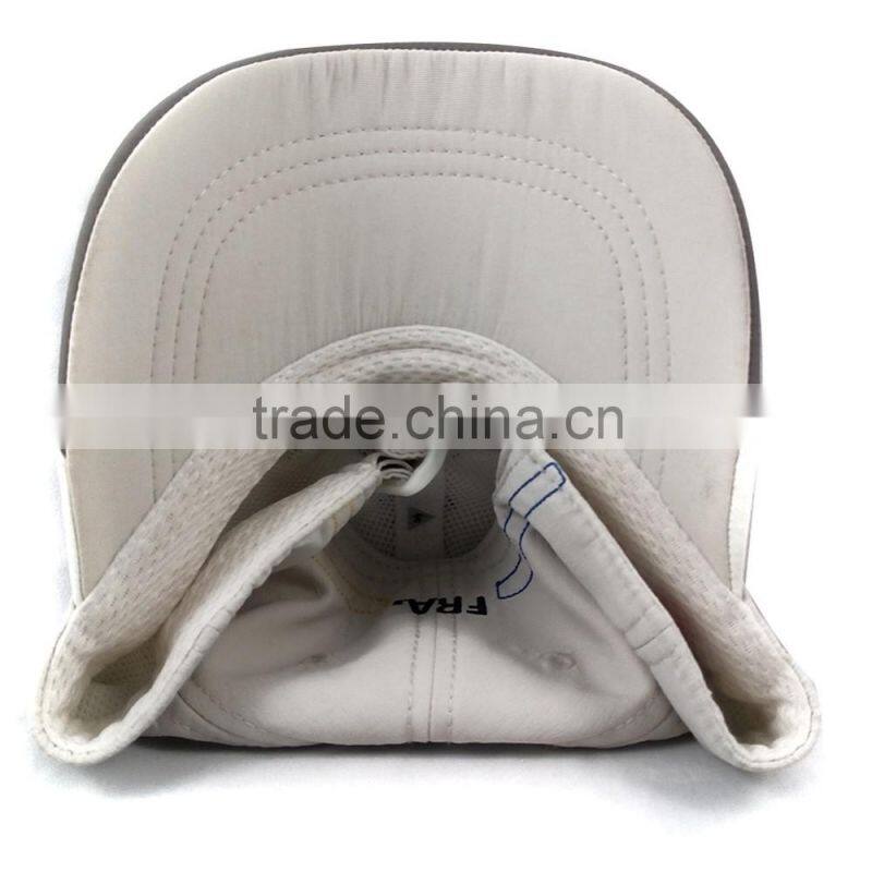 Custom Embrossed 100% cotton baseball hat plastic buckle cap