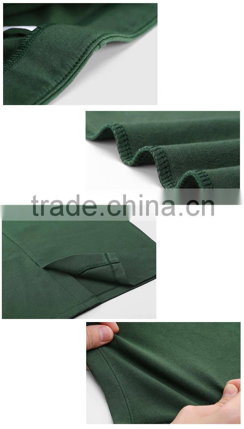 The latest autumn a word ladies dress green cotton, knee-length dress