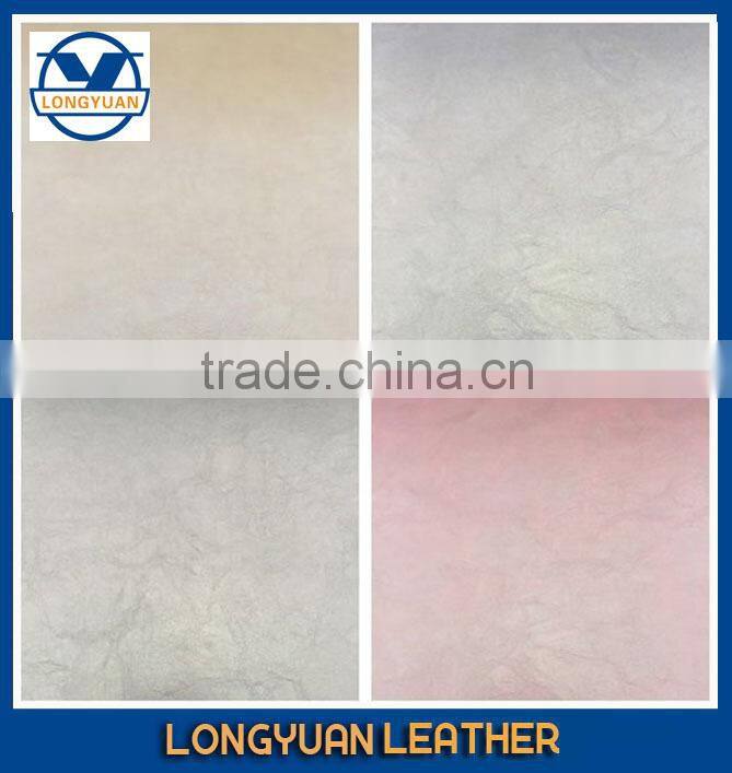 Man Shoe Leather PU Handbag Material Raw Materials for Handbags