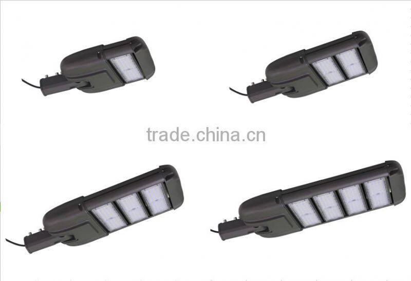 Hot selling UL cUL DLC list 180w black or silver cover IP65 led street light for roadway lighting