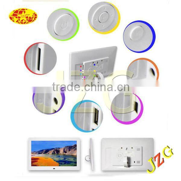 Shenzhen Electronic Picture Frame Manufacturer High Resolution Ultra Thin Photo Picture frame video free download