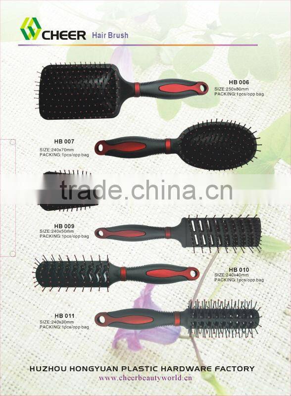 Wooden hair brushes HB030/soft bristle hair brush /wooden hair comb