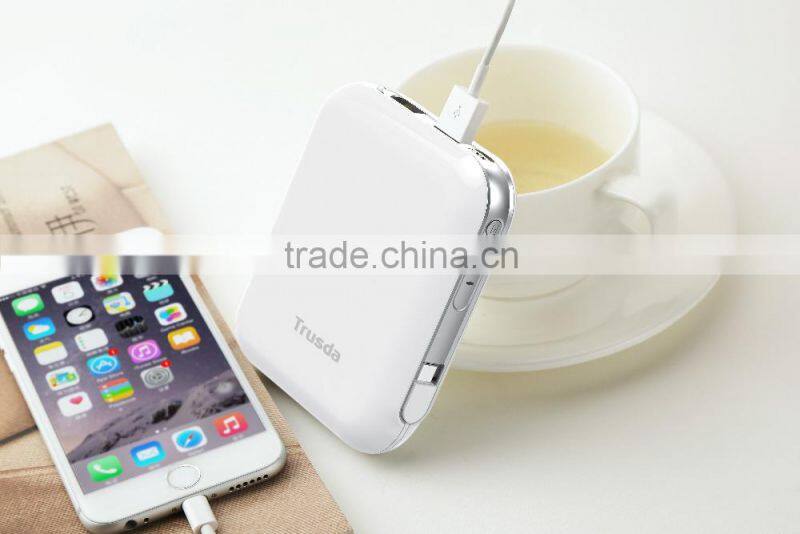 Trusda portable power bank for xiaomi 10000mAh mobile power bank