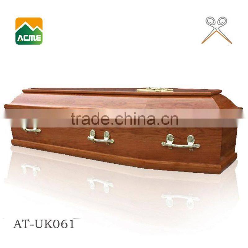 AT-UK061 good quality amerian cheap casket and coffin factory