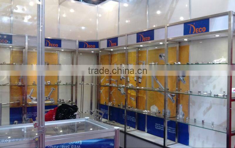 Tempering glass sliding door glass to pipe fixer HS07SL05