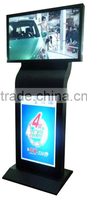 55 inch alone stand rotatable LED network android totem monitor
