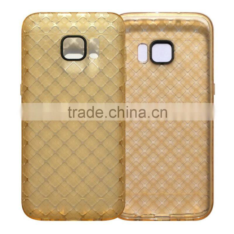 Free sample mobile acessories rhombus design soft TPU phone case for sumsung s7