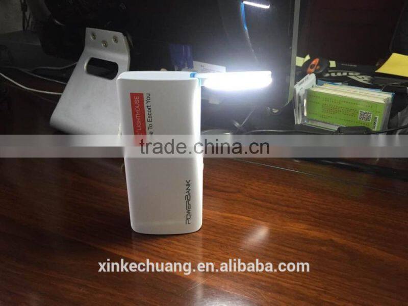 Best Selling Products in America Mobile Power Bank 10000mah with Emergency Camping Flashlight Table Lamp
