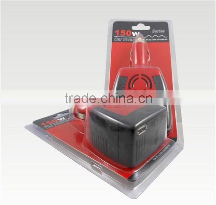 Hot 150W 220V Power Inverter New cigarette lighter Power Supply AC Car Power Inverter Adapter with USB Charger Port