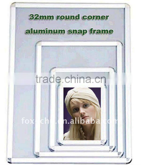25mm Polished Silver extruded Aluminum poster Frames
