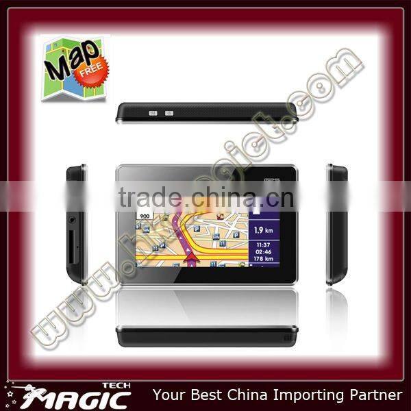 5 inch free map gps car tracker