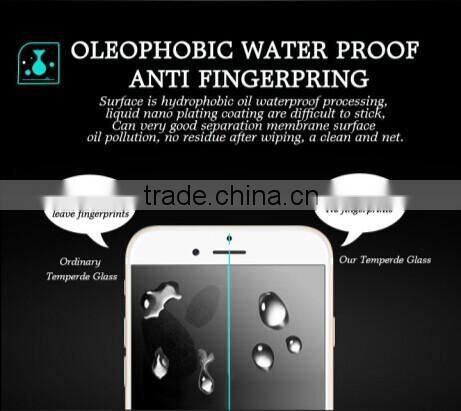 Alibaba gold supplier 9H 2.5D Tempered Glass Screen Protector for iPhone 6 6s plus