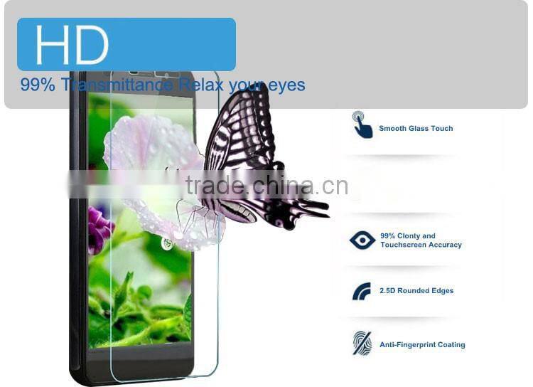 top quality premium tempered screen protector for huawei honor 3C G740/Mobile Phone Use mirror protector smart mobile