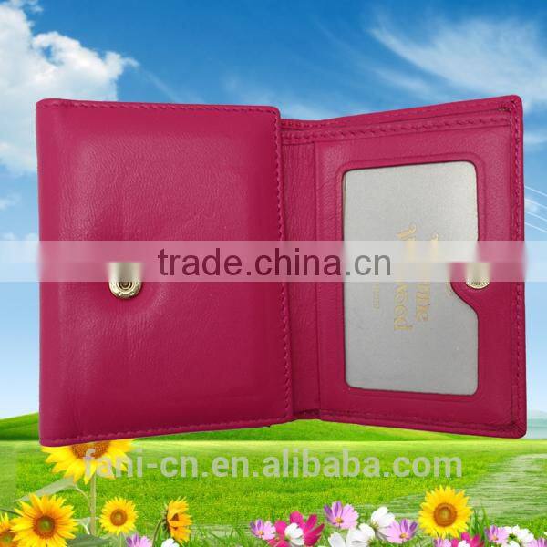Fancy multicolor with elegant appearance leather clutch wallet clip for ladies/girls