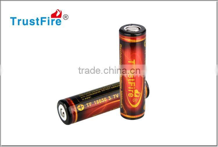 Trustfire rechargeabe with PCB 3000mah 18650 3.7v lithium-ion batteries for sale