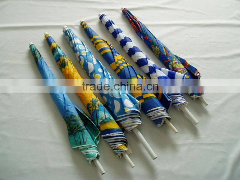 Beach Umbrella with Patterns beach umbrella parasol