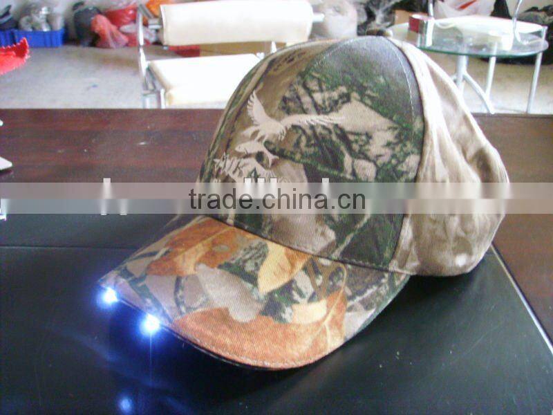 customize fashion baseball cap with built-in led light cap,led cap