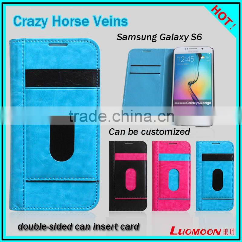 Fashion Crazy Horse Pattern Phone Cover Case