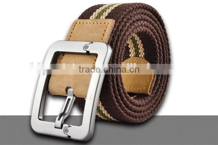 man cotton and pin buckle belt