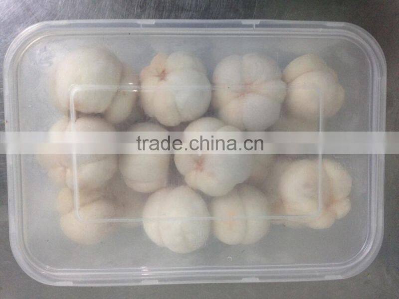 Frozen Mangosteen whole meat 450 G ( Thai Ao Chi ) from Thailand certified HACCP , ISO 22000 , GMP , HALAL and KOSHER