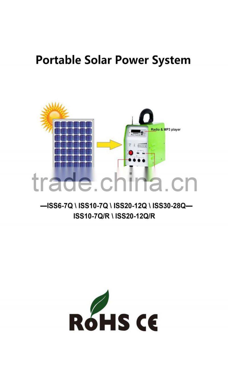 18V 10W 12AH Portable Solar Power System