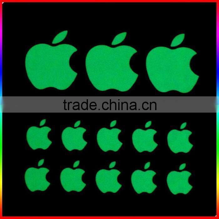 round glow in dark label, luminous adhesive stickers