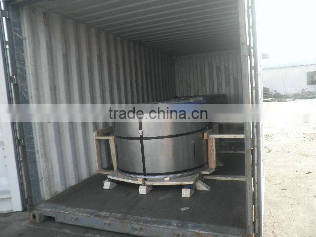 Galvanized colored steel sheet coils