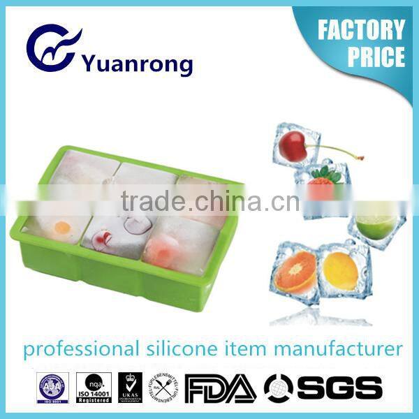 Factory Wholesale Food Grade Silicone Ice Cube Tray Ice Cube Mould