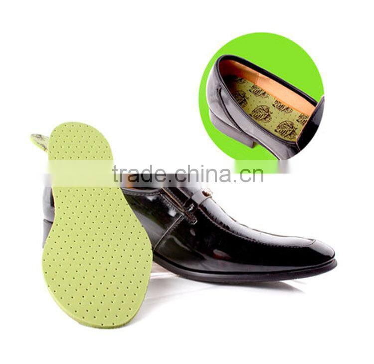 3mm foam latex anti-odor insoles green rubber anti-sweat shoe insoles