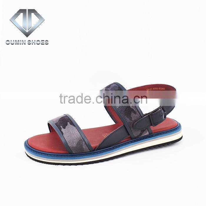 New designs flat comfortable hot sell men sandals photo for 2016