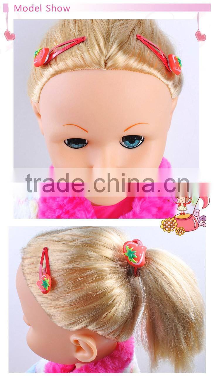 New design hair band strwaberry pendant kids hairband hair accessories wholesale