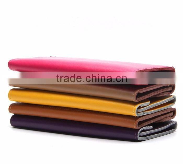 2016 Custom Wonder Wallet Ladies Leather Red Clutch Bifold Purse Wallet