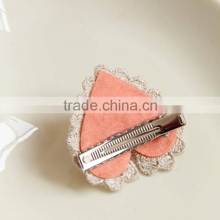 MYLOVE original heart hat women lace hairpins with rose hair jewelry